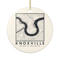 Knoxville Topo Map Ornament