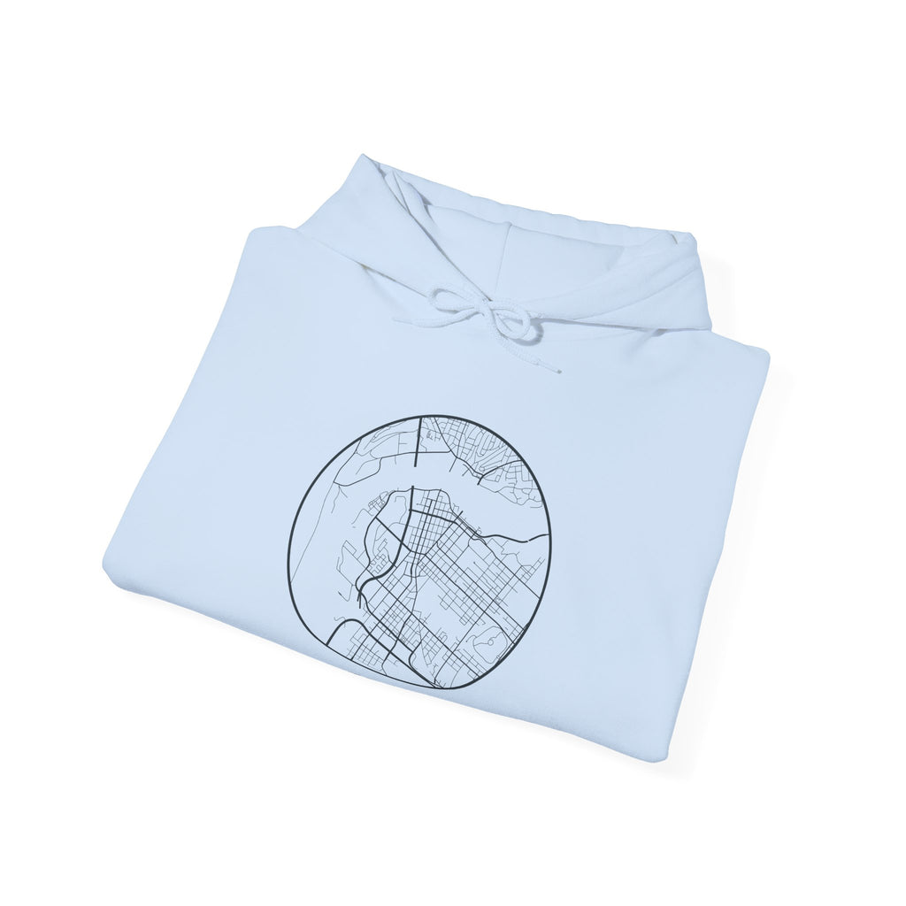 Chattanooga Street Map Hoodie