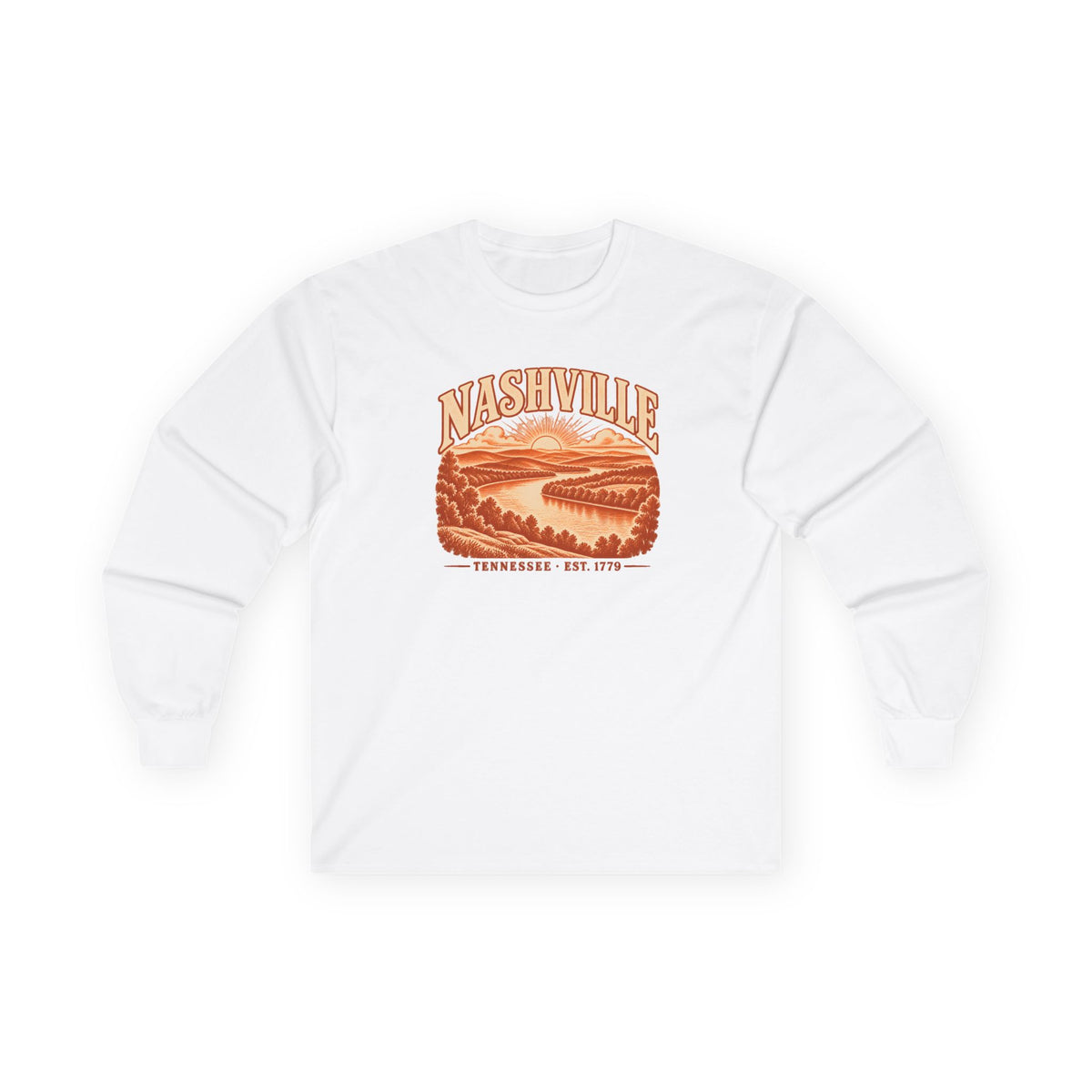 Nashville Engraved Valley Long Sleeve T-Shirt