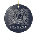 Jackson Ridgeline Ornament (Navy)