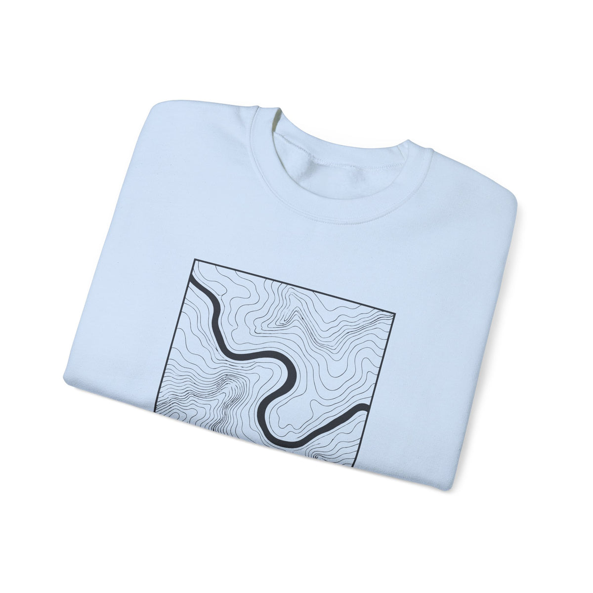 Chattanooga Topo Map Crewneck Sweatshirt