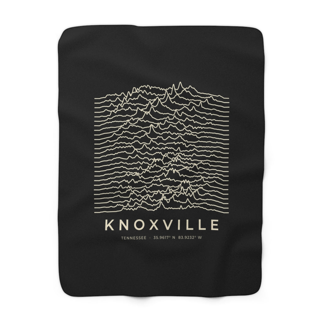 Knoxville Ridgeline Sherpa Blanket (Black)