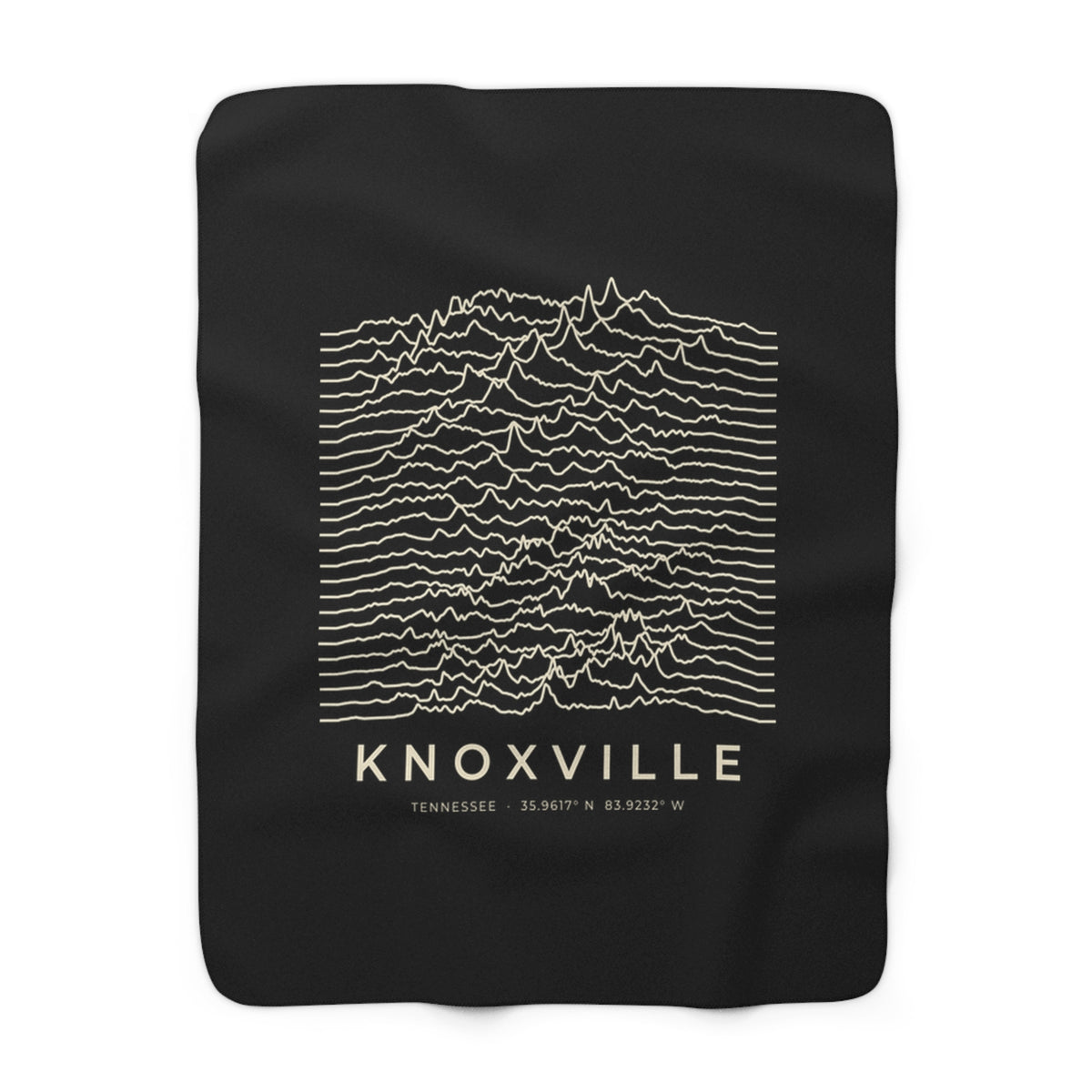 Knoxville Ridgeline Sherpa Blanket (Black)