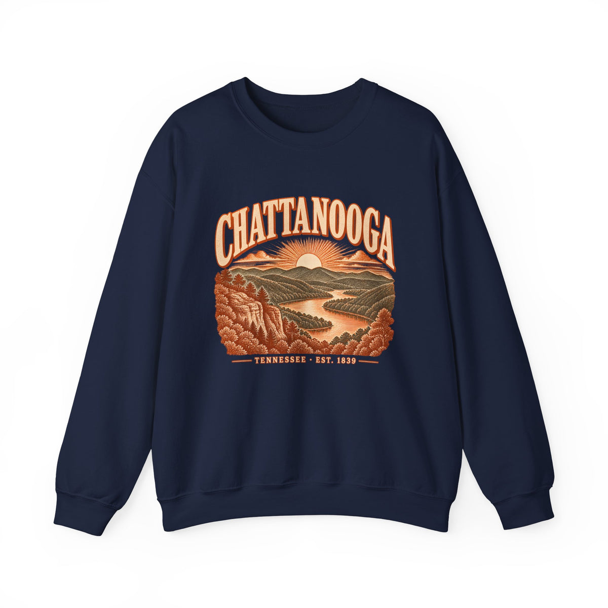 Chattanooga Engraved Valley Crewneck Sweatshirt
