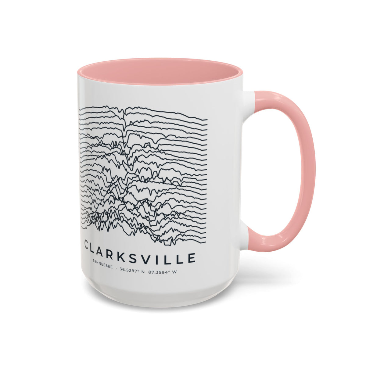 Clarksville Ridgeline Accent Mug