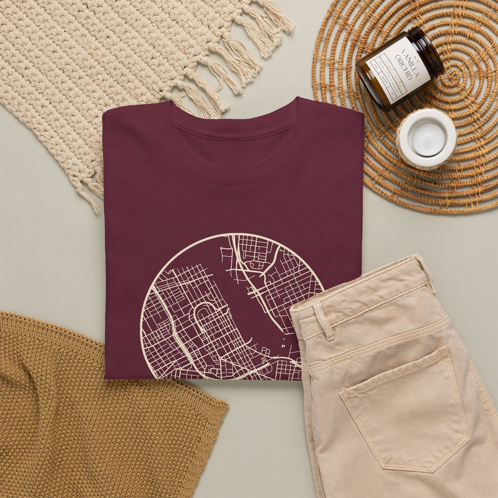 Nashville Street Map T-Shirt