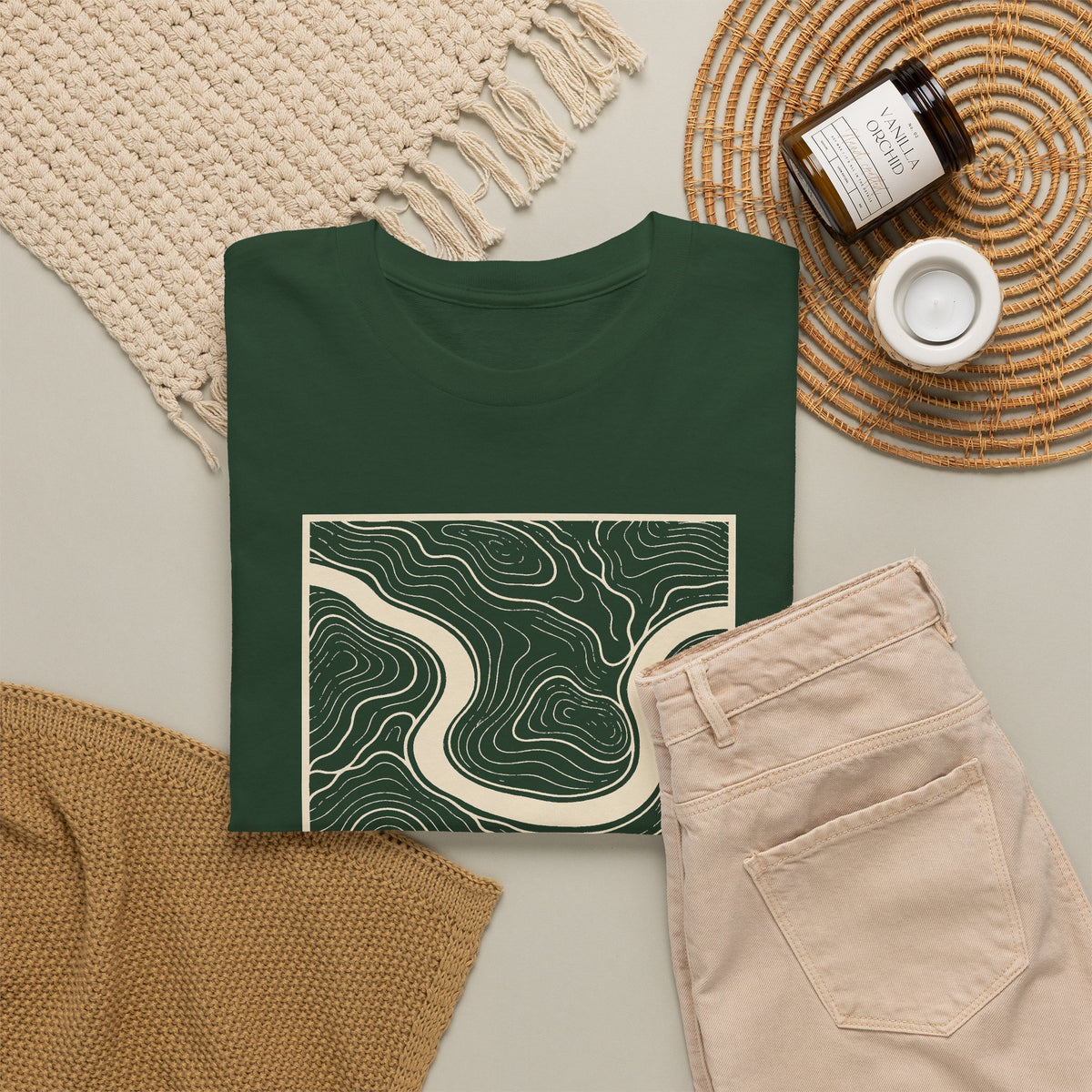 Nashville Topo Map T-Shirt