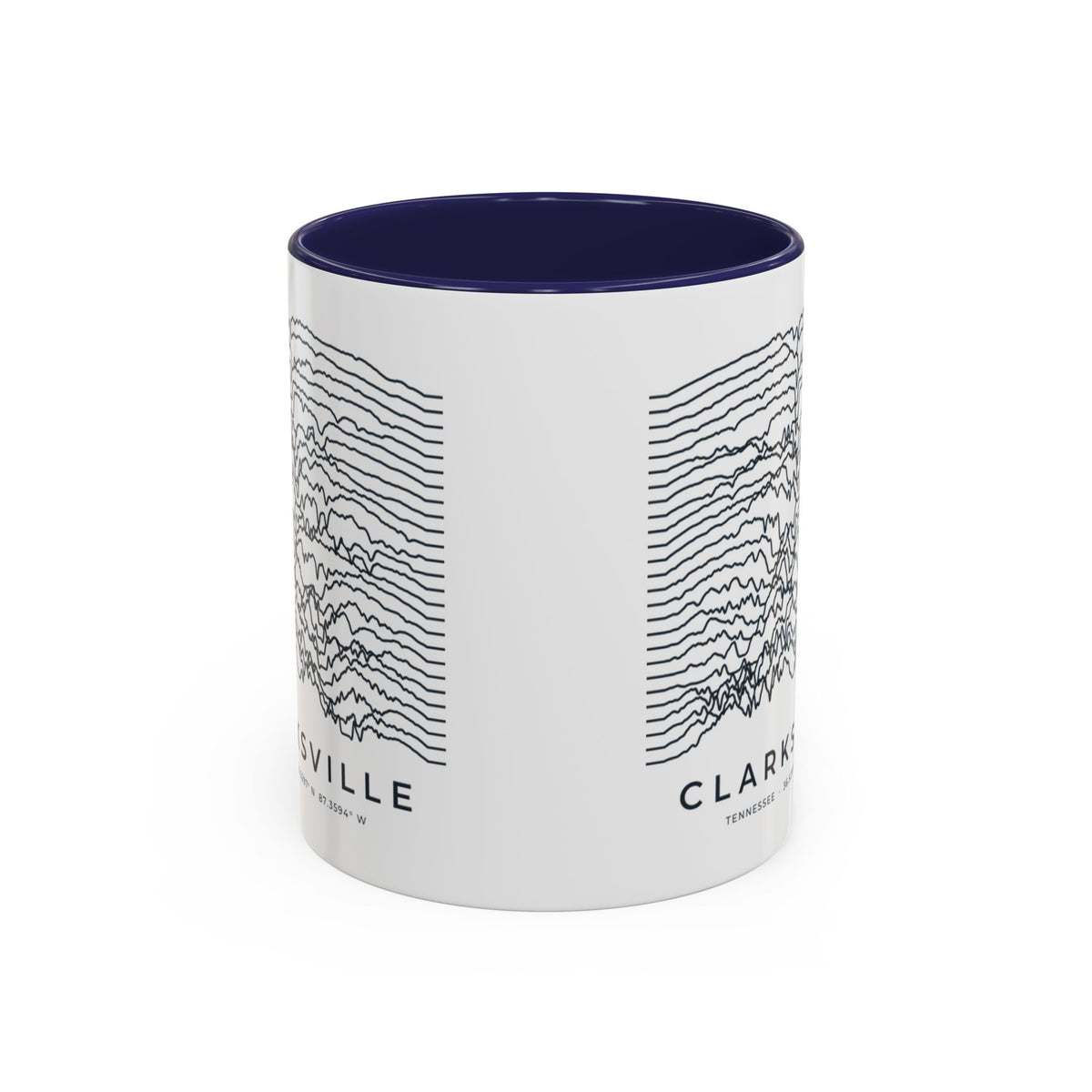 Clarksville Ridgeline Accent Mug