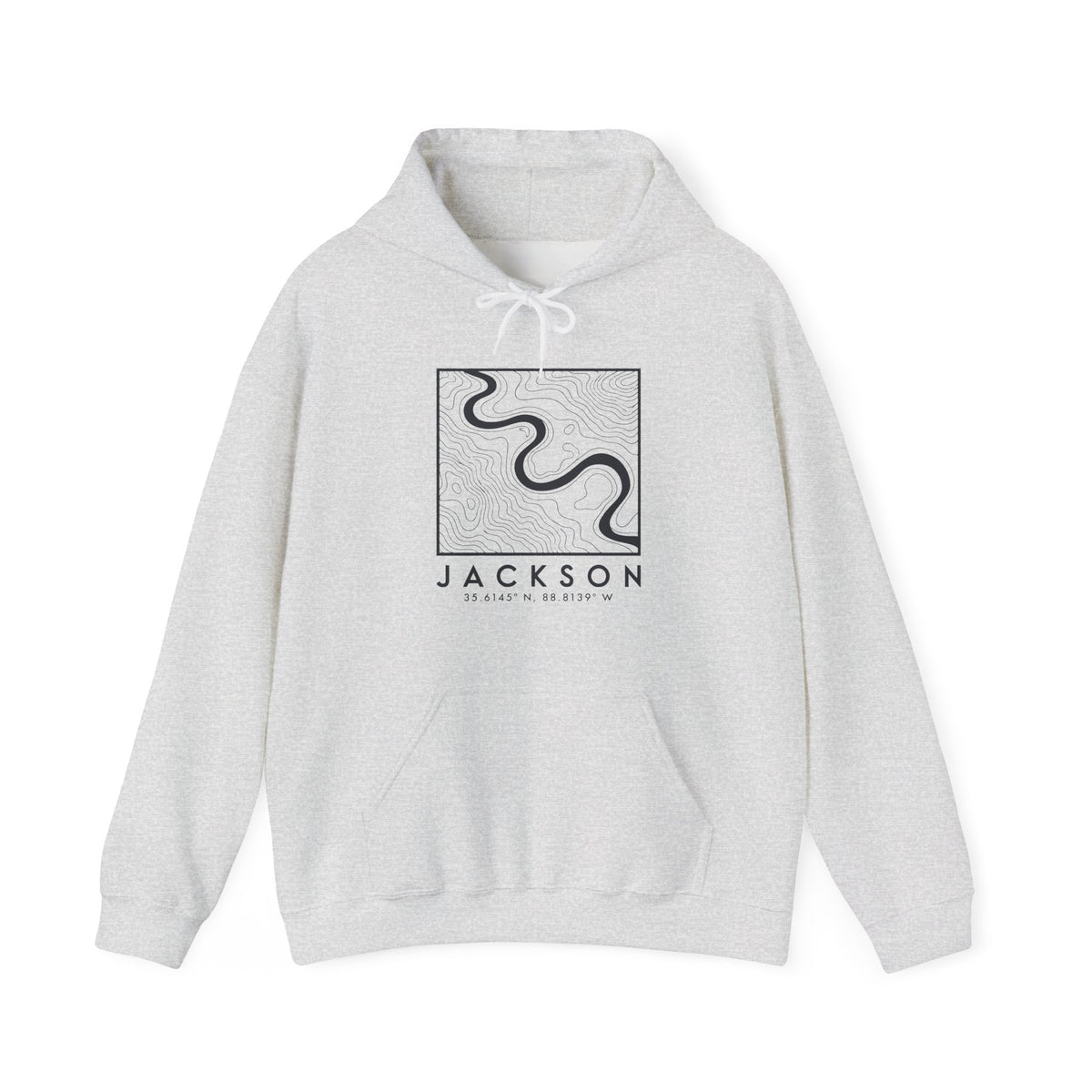 Jackson Topo Map Hoodie